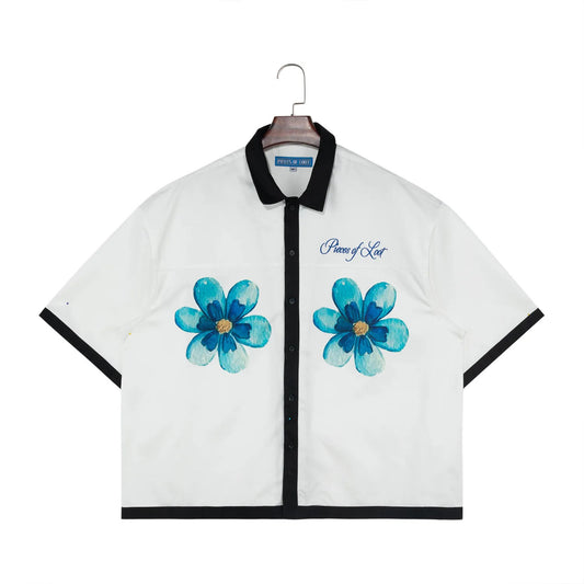 Looting Flowers Button Up